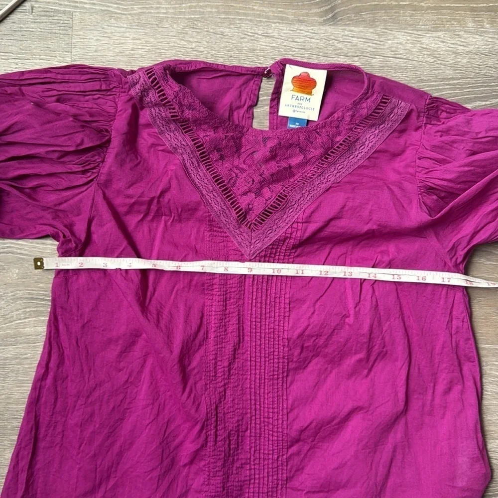 FARM Rio embroidered lace